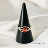 Moonbow Mae 925 Carnelian Wire Wrapped Ring