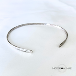 Moonbow Mae Hammered 925 Sterling Silver Cuff