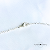 Moonbow Mae Silver Triangle Necklace
