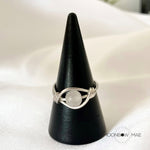 Moonbow Mae 925 Rose Quartz Wire Wrapped Ring