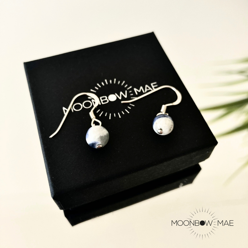 Moonbow Mae 925 Gemstone Drop Earrings