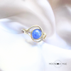 Moonbow Mae Sodalite Wire Wrapped Ring
