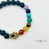 HAMSA CHAKRA LAVA ROCK BRACELET