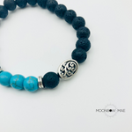 TURQUOISE LAVA ROCK BRACELET