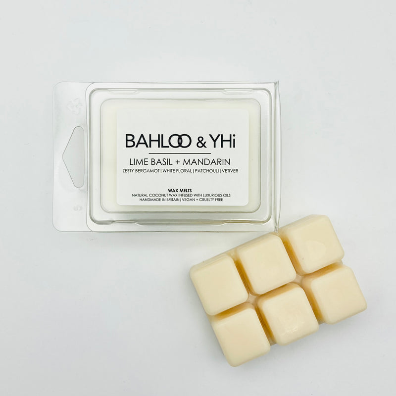 LIME BASIL + MANDARIN Luxury wax melt